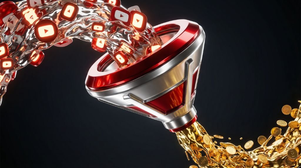 L'entonnoir YouTube Flow — vues vers revenus